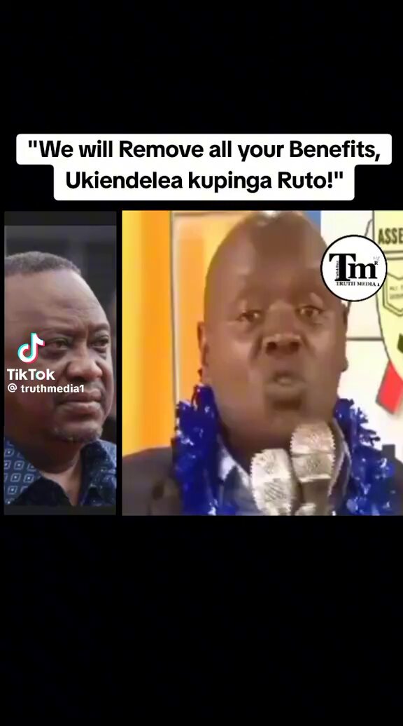 “If you don’t support Ruto’s government, we are going to remove all your retirement benefits including security”- Cherargei warns Uhuru Kenyatta