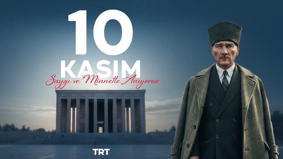 🇹🇷 En büyük eserinden güç alıyor, değerlerini dünyanın dört bir yanında yarınlara taşıyoruz. Cumhuriyetimizin kurucusu Gazi Mustafa Kemal Atatürk’ü, vefatının 87. yılında rahmet ve minnetle anıyoruz. #10Kasım