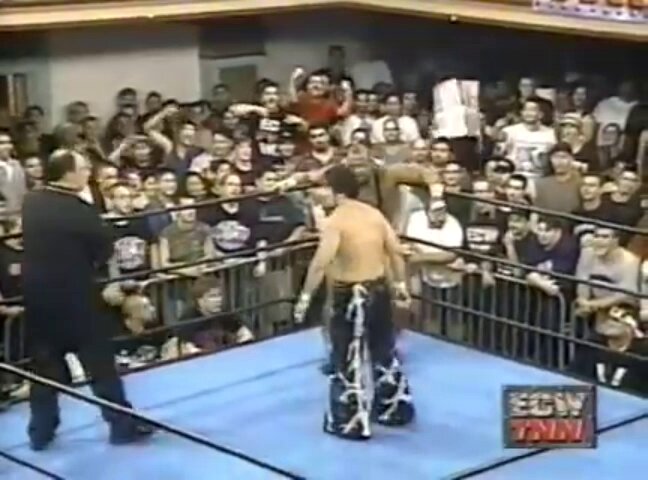 I'm sure I've posted this before but I've been thinking about this finish for over 26 years now. I was such a big fan of both Taz and Tajiri, still am, and the combination of slickness and violence still strikes me as so rad.