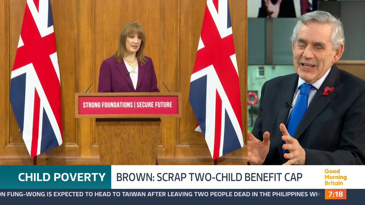 Former PM Gordon Brown is calling to 'totally abolish' the two-child benefit cap. He talks to Susanna Reid and Richard about his proposal of a gambling tax to fight child poverty.