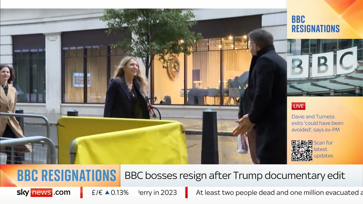"I want to make one thing very clear, BBC News is not institutionally biased" Outgoing BBC News CEO Deborah Turness was questioned by journalists on her way into Broadcasting House on Monday morning Live updates: 📺 Sky 501 and YouTube