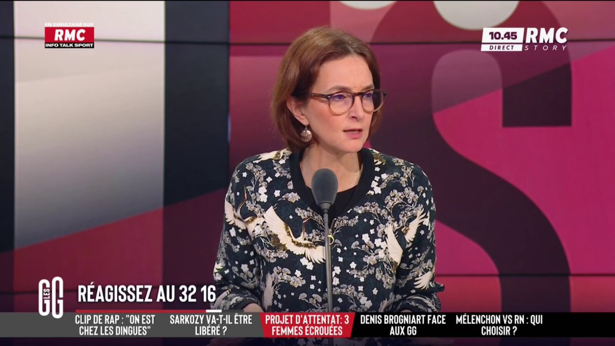 🚨 Trois femmes radicalisées projetaient des attentats dans des bars et salles de concert à Paris. 🗣️ Barbara Lefebvre : "Elles portaient le niqab. C'est interdit par la loi en France. Maintenant, c'est la prison, sans droit de visite, sans mariage, sans clés USB." #GGRMC