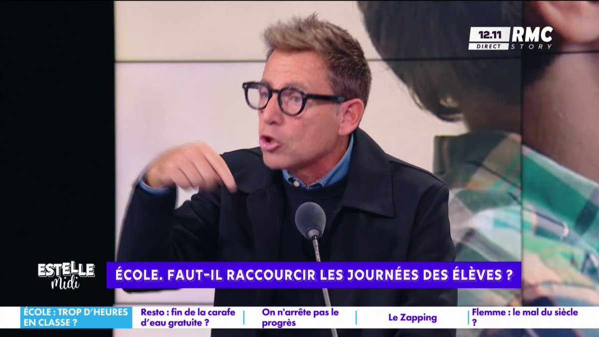 🏫 École : raccourcir les journées de cours ? 🎙️ Daniel Riolo : "On est le pays avec le plus de vacances, sans parler de l'absentéisme des profs ! On a consulté des jeunes supervisés par le CESE, le truc qui ne sert à rien et qui coûte une fortune !" #EstelleMidi