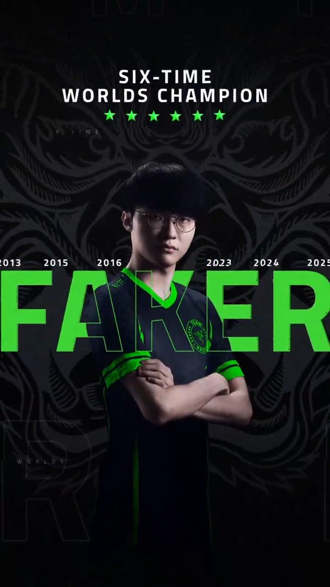 6度の世界王者。 3連覇。 唯一無二のレジェンド、Faker。 その偉業を祝して、Faker EditionのRazer製品を抽選で1名様にプレゼント! 「Razer Gigantus V2 Faker Edition」 「Razer Viper V3 Pro Faker Edition」 ⏰応募締切: 11/16(日)23:59まで ✅応募方法: R Λ Z Ξ R 🇯🇵 をフォロー&この投稿をリポスト 「不倒のデーモンキング」を象徴する2つのアイテムを、その手に。