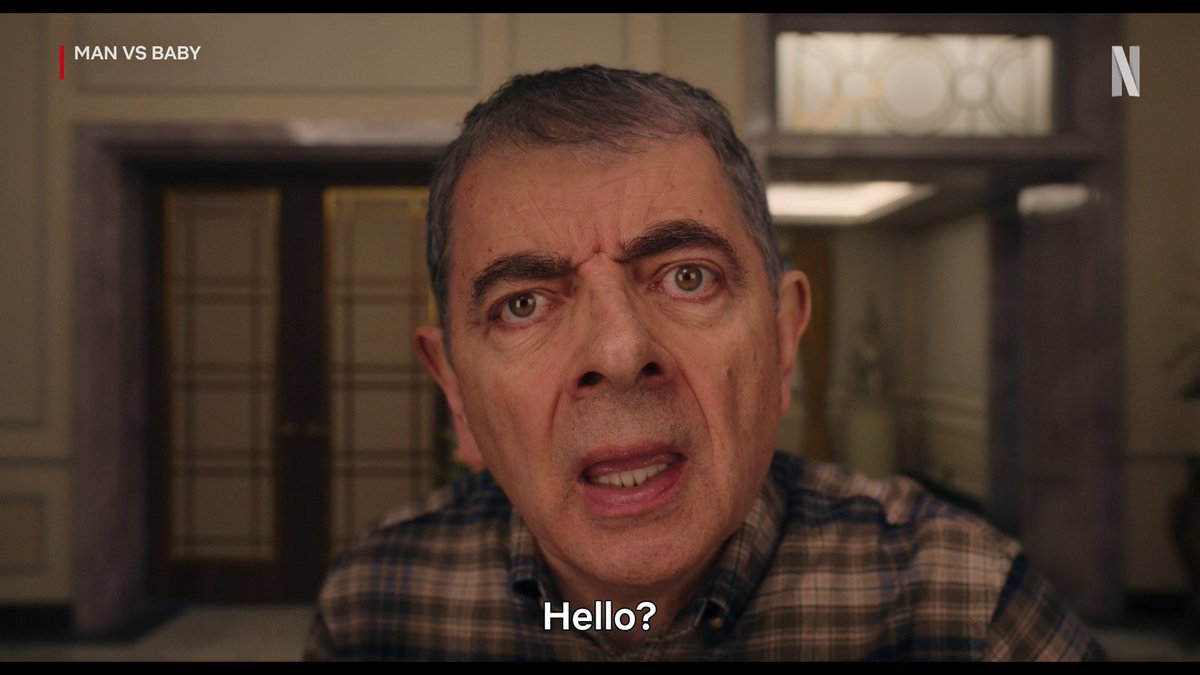 It’s beginning to look a lot like…chaos! Rowan Atkinson stars in MAN VS BABY, 11 December only on Netflix