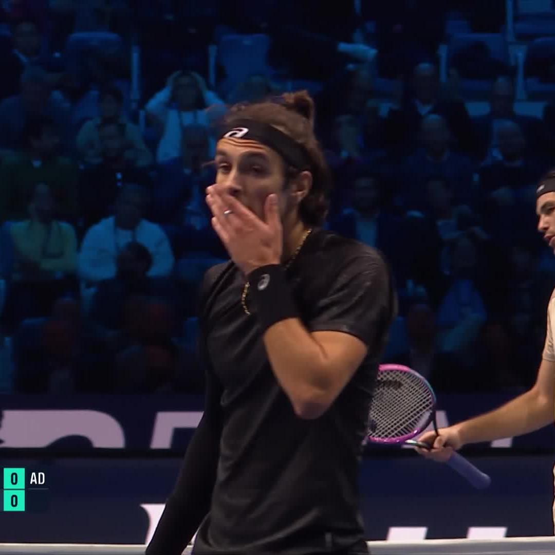 Always chasing down that ‘extra’ ball 🫡 Taylor Fritz #NittoATPFinals