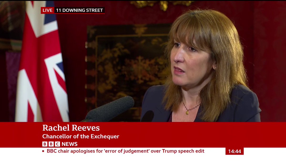 "We are looking at both taxes and spending as part of this Budget," Chancellor Rachel Reeves tells Matt Chorley People can "understand why this is a difficult Budget", she adds Follow live: