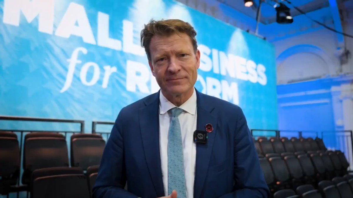 Richard Tice reacts to today's Small Business for Reform press conference. 👇