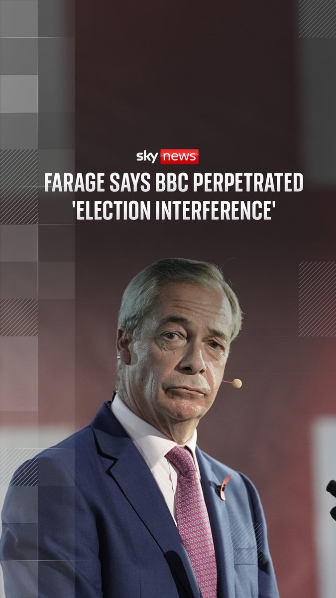 Nigel Farage is asked by Sky's Mhari Aurora about his view on the row between the BBC and Donald Trump. The Reform UK leader says he has spoken to the US president about the BBC's edit error and his words are 'not quotable'. 
