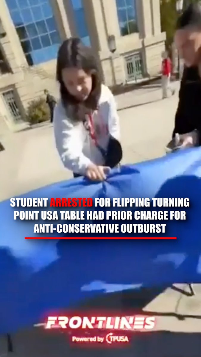 REPEAT OFFENDER: A student was arrested after flipping a Turning Point USA table on campus — weeks after doing the same to Young America’s Foundation. Police say Justin Calhoon faces charges of disorderly conduct, fifth-degree criminal mischief, and third-degree harassment.