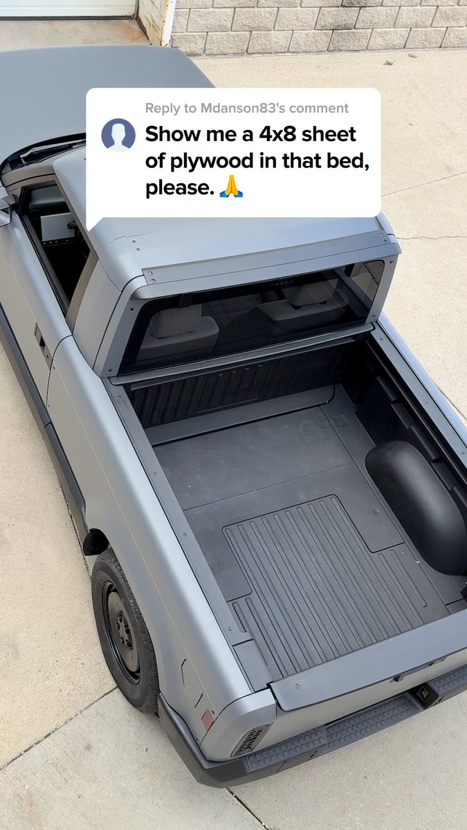 Plywood loaded bed? ✅