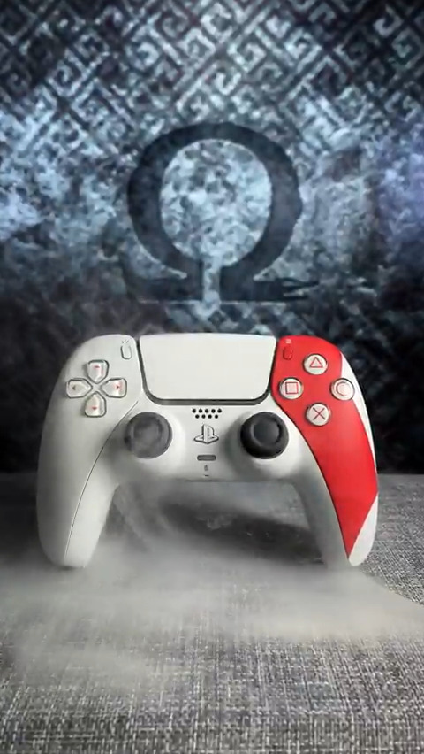 The God of War 20th Anniversary limited edition DualSense controller. A legacy in your hands — available now.