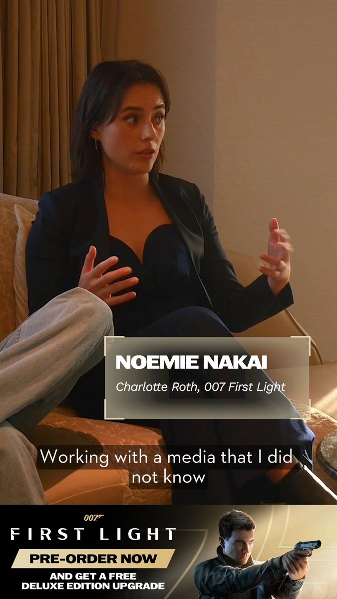 Noemie Nakai and Patrick Gibson reflect on how they helped ignite each other's confidence on the set of #007FirstLight. Pre-order now and get a free Deluxe Edition Upgrade. #EarnTheNumber