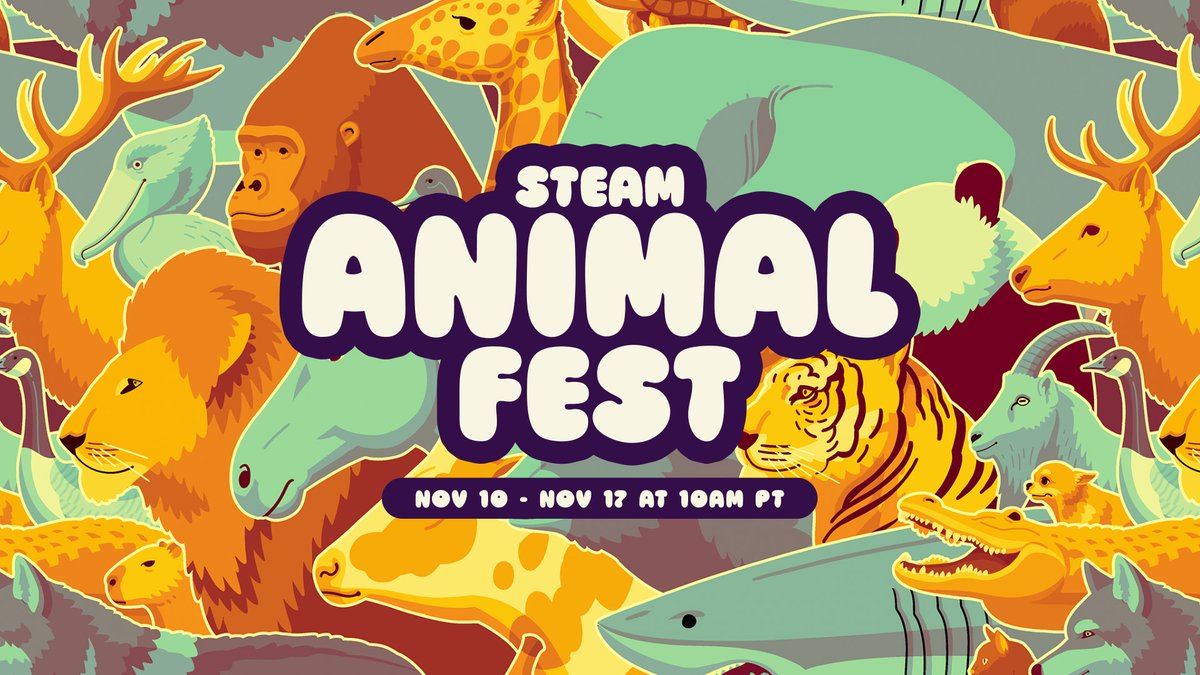 Ever wanted to be a shark? What about a raccoon? Be that (and more) in Steam Animal Fest! From now until November 17, check out thousands of games about and featuring our animal friends - from sweet corgis to fluffy cats of all kinds.