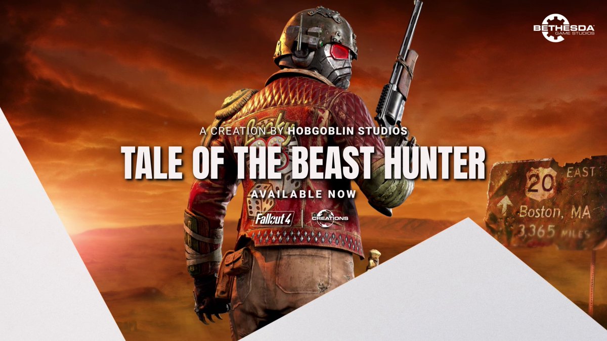 Unlock the Beast Hunter’s outfit, revolving shotgun, and face off against his pet Deathclaw. “Tale of the Beast Hunter” is also your chance to bring a piece of the Mojave to the Commonwealth with The Bar, a unique new player home that feels straight out of the Strip.