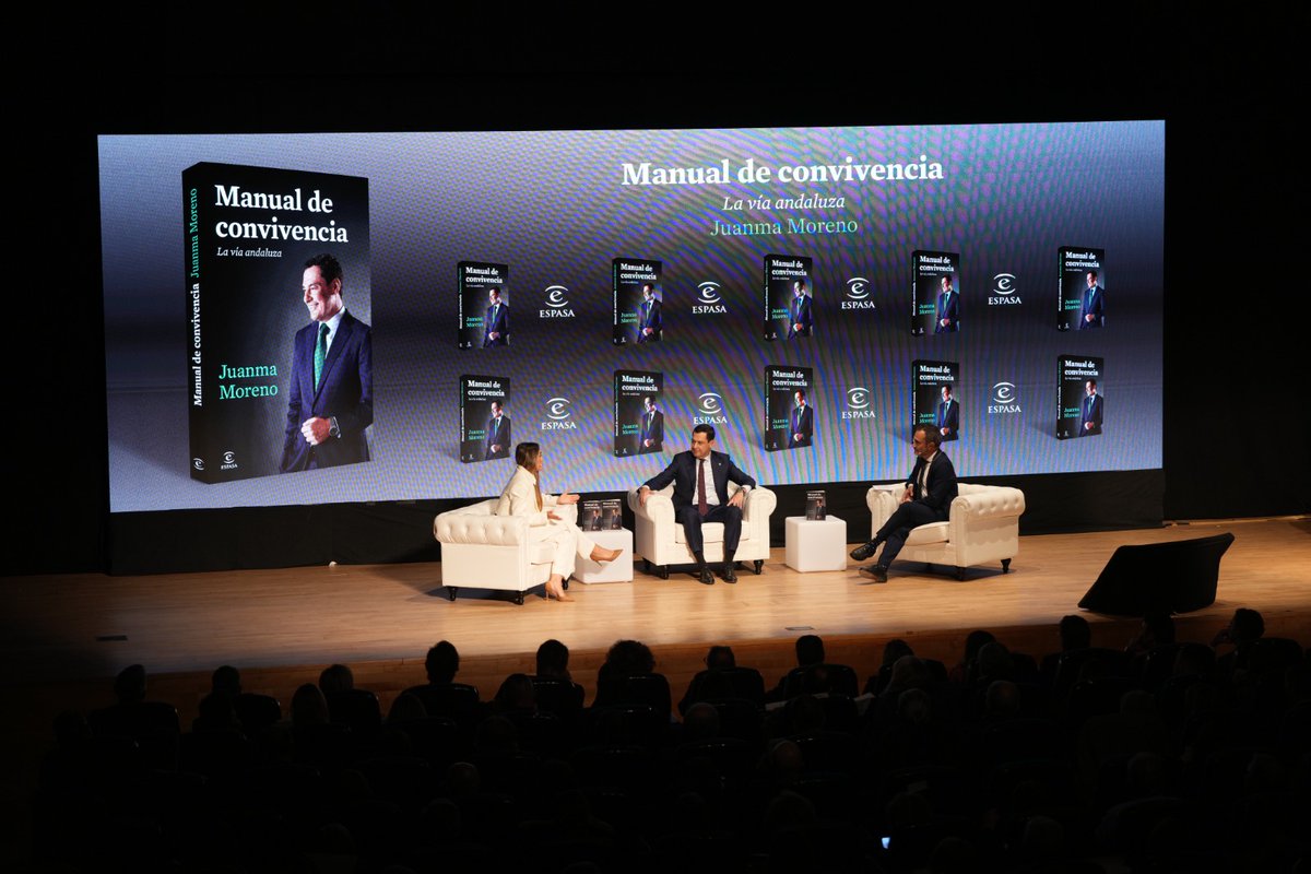 Ser amable y respetar al adversario no es ser blandito. Lo cuento en el libro. Defiendo la política de convivencia y sin gritos. #Andalucía prospera de la mano del entendimiento. Con división y odio nunca podremos conseguir metas altas.