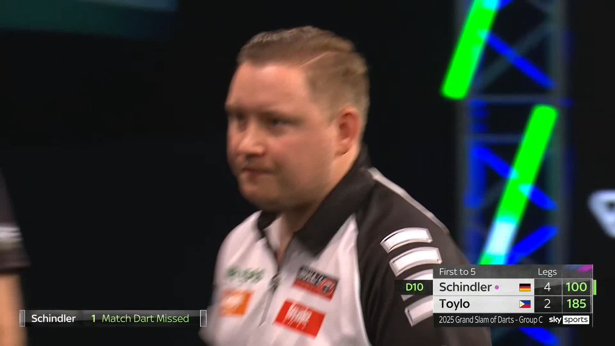 THE WALL BREAKS NEW GROUND! Martin Schindler is through to the knockout stages of the Grand Slam for the first time in his career! The German number one defeats Alexis Toylo 5-2 in their decisive Group C tie! 📺 #GSOD | Group C