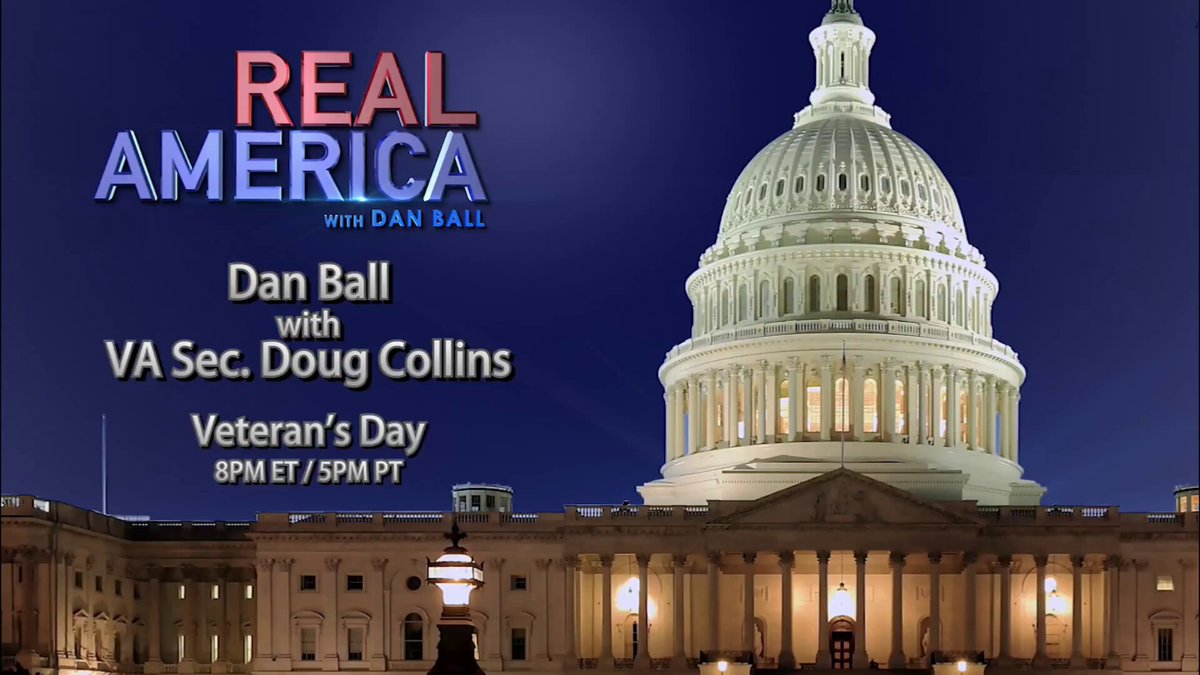 TOMORROW: Honoring Those Who Have Served OAN's Dan Ball hosts a Veteran's Day Special featuring an exclusive one-on-one interview with VA Secretary Doug Collins. Tuesday, 8 PM ET / 5 PM PT Subscribe to OAN Live Here:
