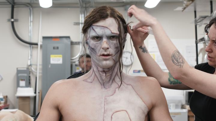 Jacob Elordi transforms into The Creature. FRANKENSTEIN is now playing.