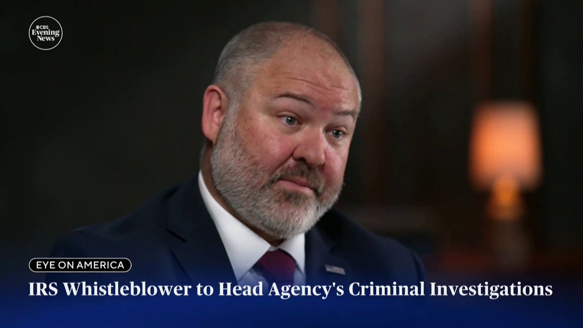 Exclusive: Gary Shapley, the IRS special agent-turned-whistleblower who has been tapped to lead criminal investigations at the tax agency, told CBS News’ Jim Axelrod he will let evidence, not politics, guide the agency's decisions on tax probes.