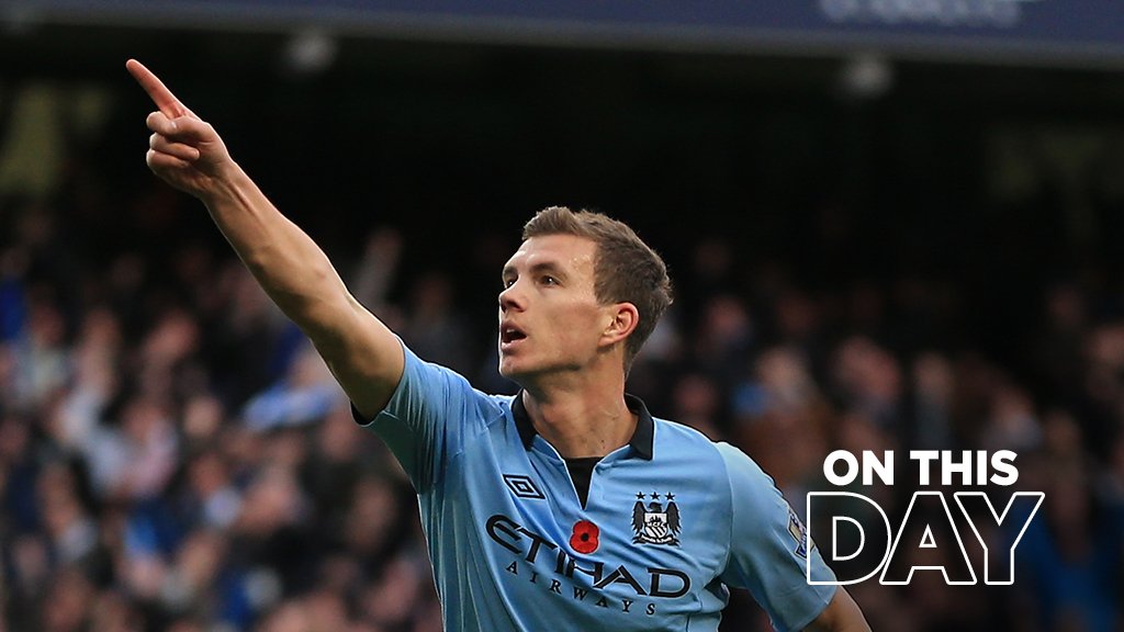 #OnThisDay: #ManCity 2-1 Tottenham [2012] ⚽️ [65'] Sergio Kun Aguero ⚽️ [88'] Edin Džeko - ⚽️ [21'] Steven Caulker