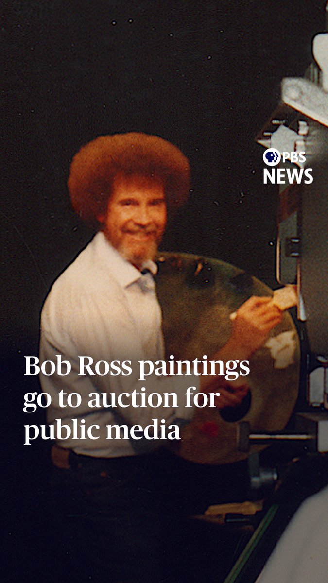 More than 30 years after his death, the work of artist, educator and public television icon Bob Ross continues to engage television and online audiences in the U.S. — and across the world. So when Congress rescinded $1.1 billion allocated for public broadcasting this fall, Bob Ross Inc. saw an opportunity to help fill some of the funding shortfall by selling 30 of his paintings — and the first three are set to be auctioned on Tuesday. Deema Zein reports on this most unusual pledge drive.