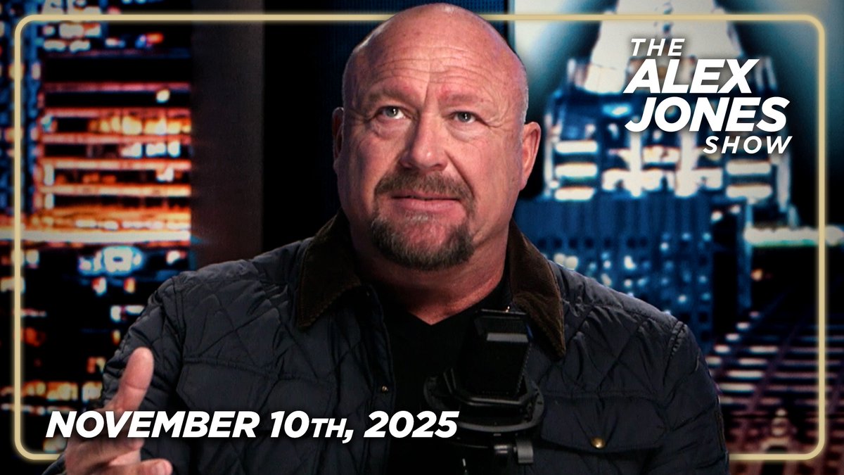 MONDAY FULL SHOW 11/10/25: Dems Brace For Incoming Indictments Of More Deep State Kingpins Including Adam Schiff! Schumer Buckles, Paving Way To End Shutdown As Early As Thursday! PLUS, General Mike Flynn Joins Alex Jones To Warn That America's Enemies Are Preparing To Launch Thousands Of Terror Attacks Designed To Collapse The United States In The Next 90 Days! FINALLY, Health Expert & Respected AI Engineer Mike Adams Hosts With Special Guest Aaron Day To Reveal The Globalists' Economic Collapse Plan & Technocratic Future They Have Planned To Enslave/Control Humanity! MUST-WATCH/SHARE EDITION OF THE ALEX JONES SHOW!