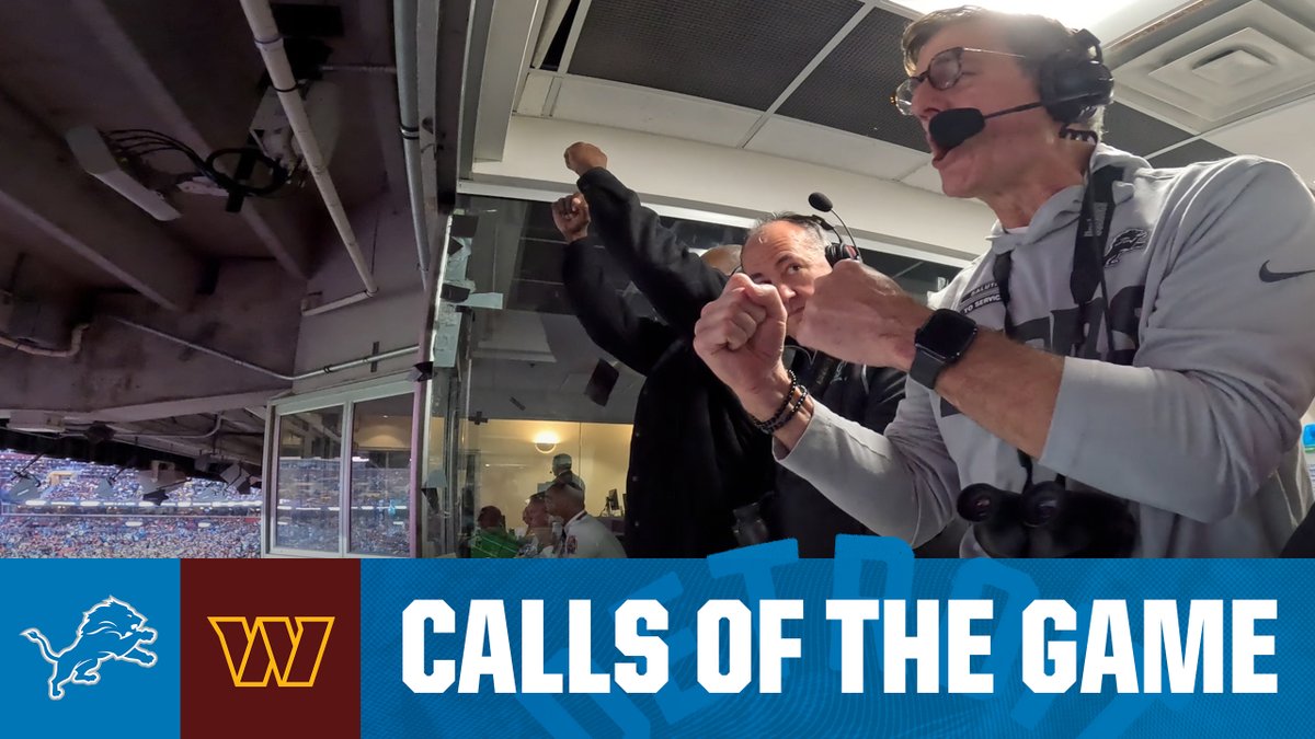 "He. Did. Not. Quit!" Check out Week 10 Calls of the Game with Dan Miller, Lomas Brown Jr. and Teej. 🎙️