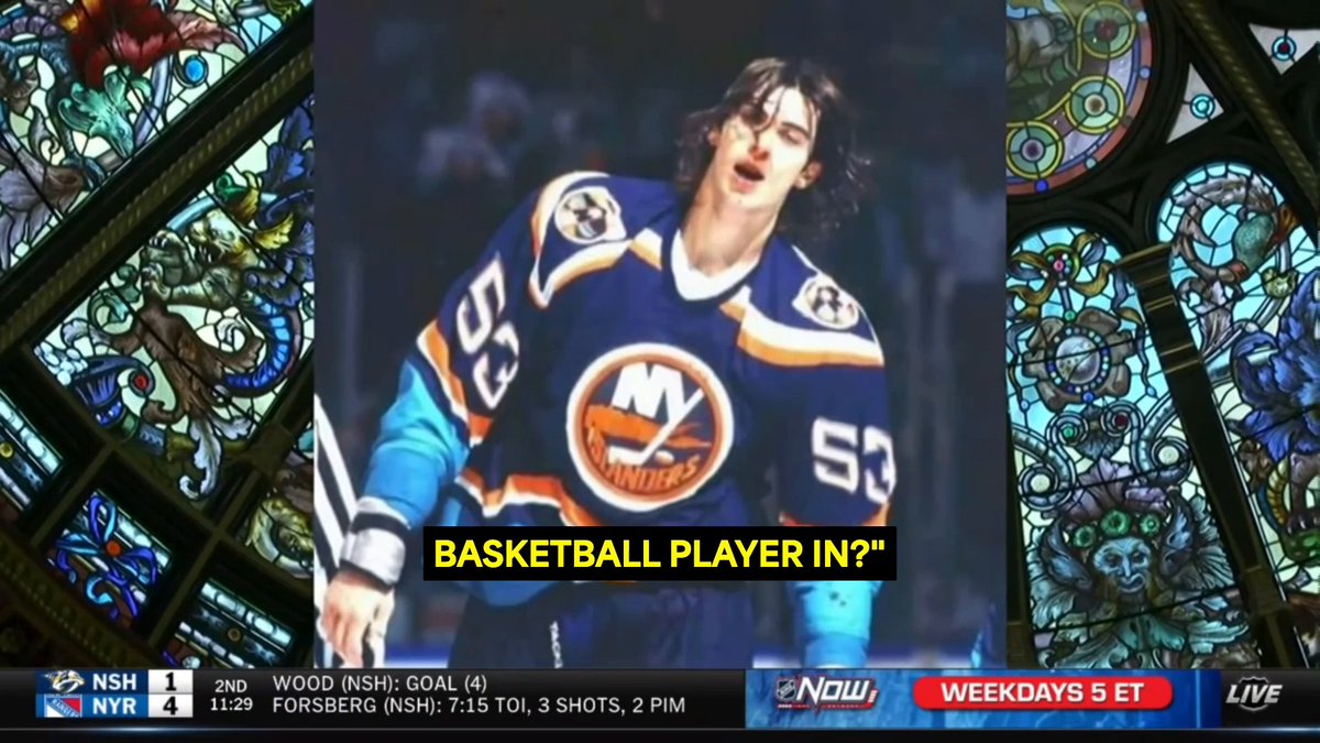 Zdeno Chara the basketball player? 🏀 He is 6′9″, you know...