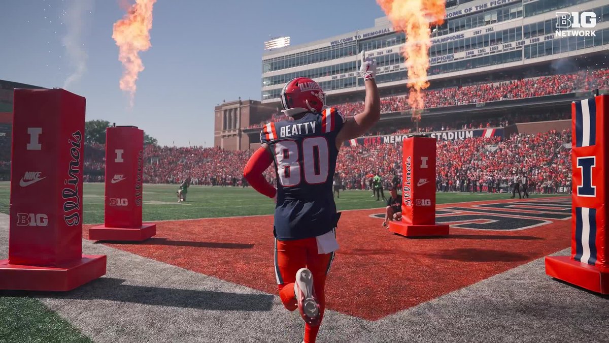 "Sometimes, it's hard to wait for your turn." Hank Beatty bided his time, and now the former Illinois Gatorade Player of the Year is one of the Big Ten Conference's top receivers. The Journey spotlights Illinois Football's breakout WR 👇 📍 Auto-Owners
