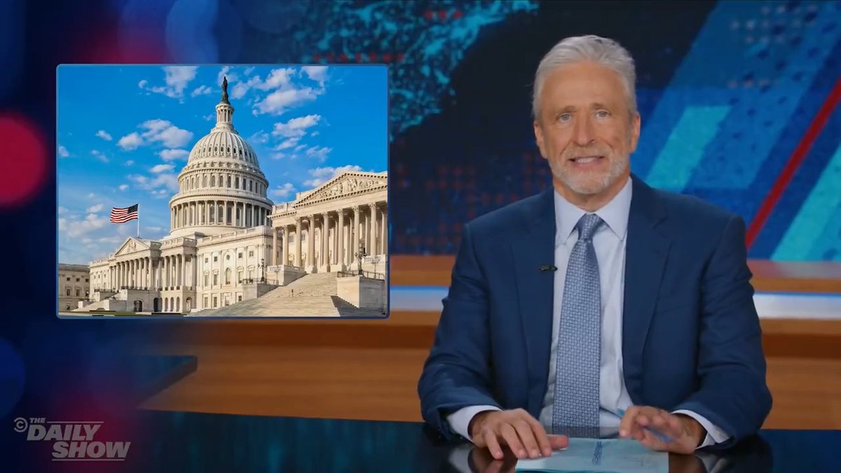 Jon Stewart "can't f**king believe" the Democrats caved so hard on the shutdown
