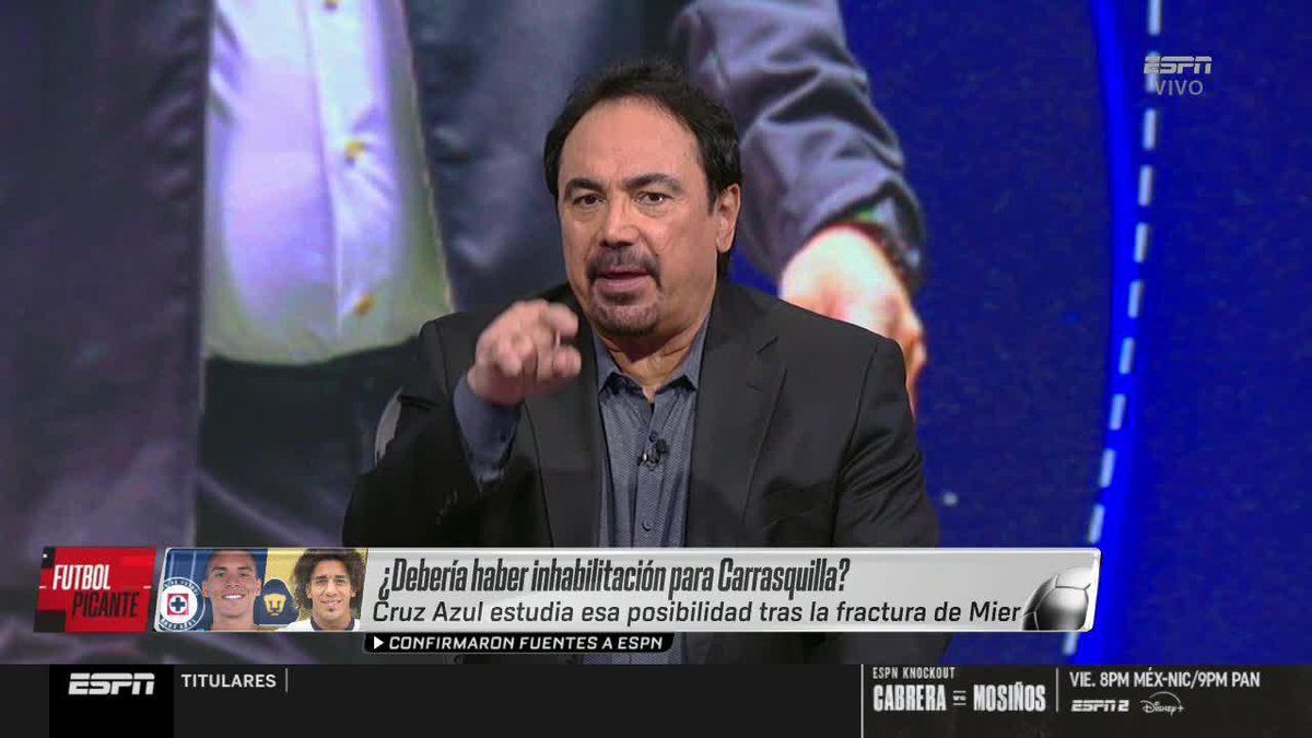 "Debe haber exjugadores en el VAR. Están echando a perder el futbol" 💥 "Carrasquilla no buscó causar daño, aunque merecía la roja" 💥 La opinión de Hugo Sánchez tras lo ocurrido con el jugador de Pumas y Kevin Mier 🔥