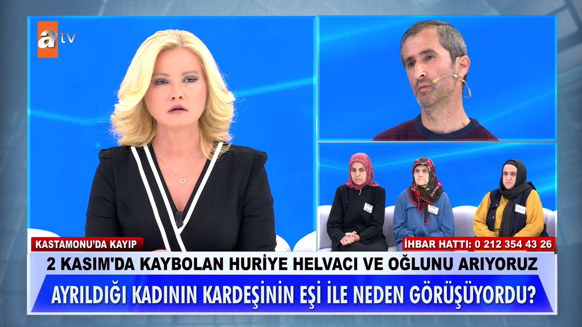Huriye Helvacı ve 5 yaşındaki oğlundan 10 gündür haber yok. Eski kayınbiradarinin eşi ile görüşen adam canlı yayında... #MügeAnlıİleTatlıSert #MügeAnlı atv
