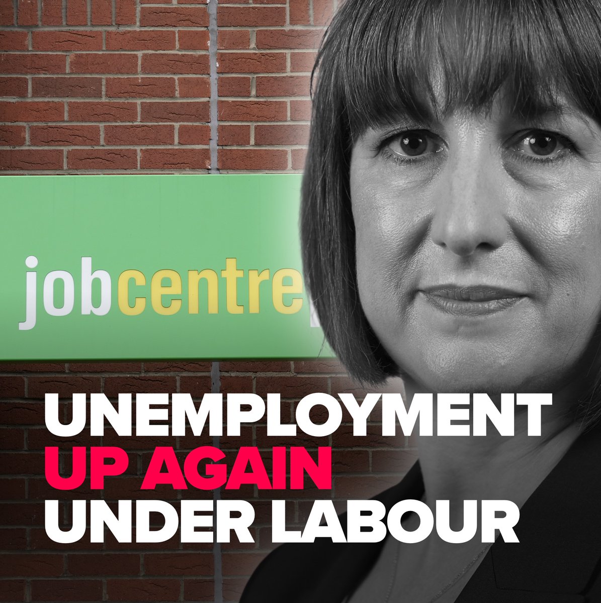 🚨 Unemployment is UP AGAIN. 19% more people are without a job since Labour came to power. Starmer and Reeves should hang their heads in shame. Their cruel Jobs Tax has crushed businesses, costing livelihoods - and now they're planning even more tax rises in the Budget...