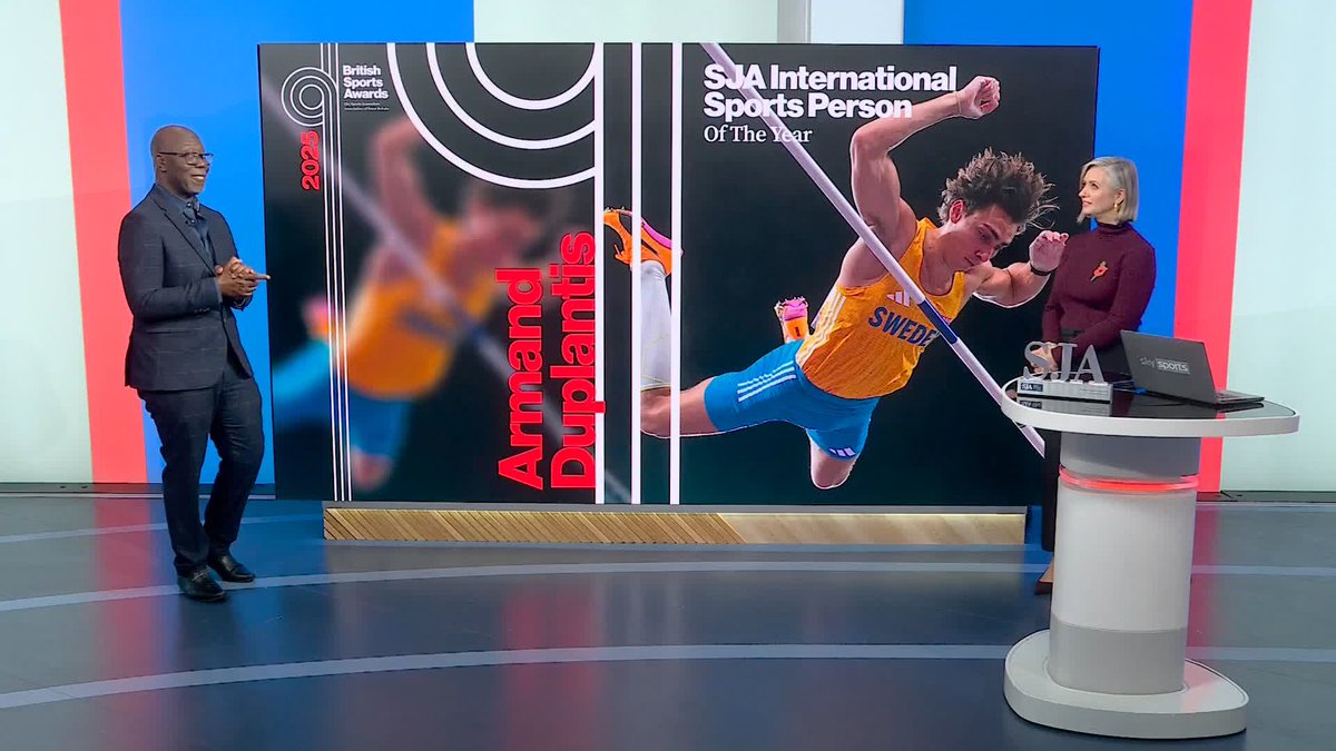 Swedish pole vaulter Armand Duplantis wins SJA International Sports Person of the Year 🇸🇪