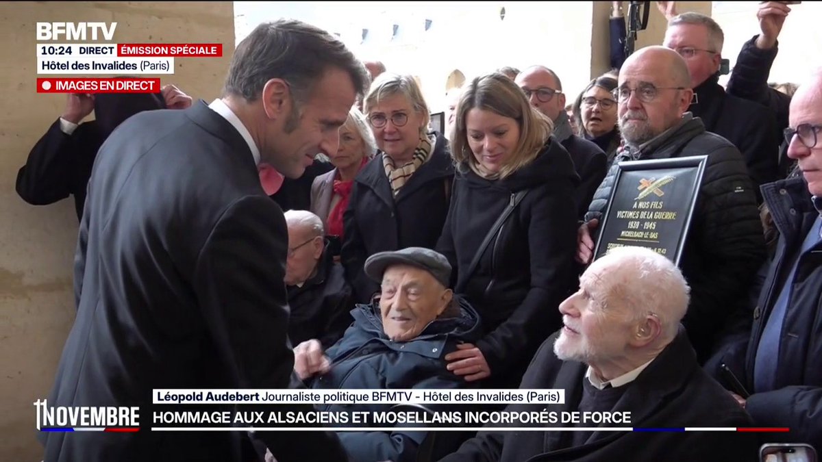 Des dizaines d’années qu’ils attendaient cela. Et c’est le Président Macron qui aura pris la décision. Les « malgré-nous » enfin reconnus avec une plaque dédiée aux Invalides. Un Président qui agit pour l’Histoire.