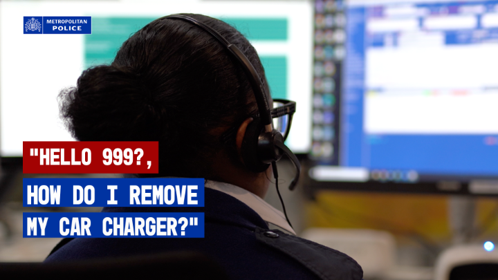 “It’s urgent for me, I can’t drive the car.” If you can’t work out how to unplug your new electric car, do NOT call the police. Please only call 999 only if a crime is in progress, there’s a threat to life, or someone is in immediate danger. If it’s not an emergency, report online or call 101.