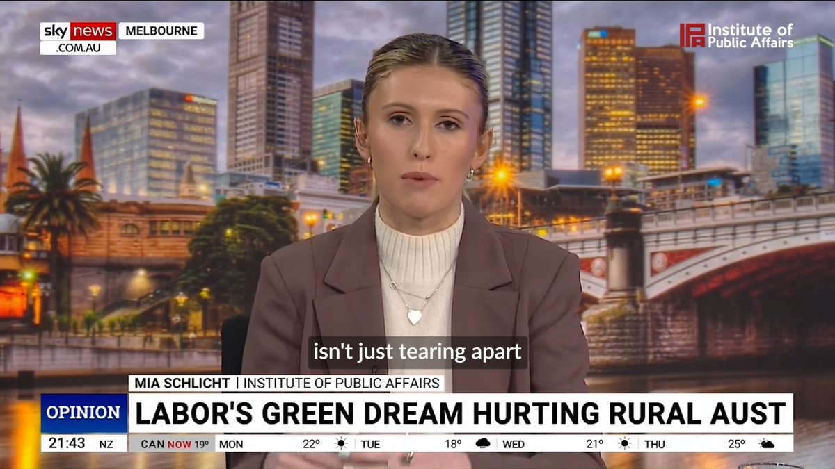 Net zero is destroying communities throughout Australia. Not only that, Australians are paying billions of dollars in subsidies to foreign owned wind and solar operators. Net zero is not in our national interest – it’s time to dump net zero now. Mia Schlicht on Sky News Australia: