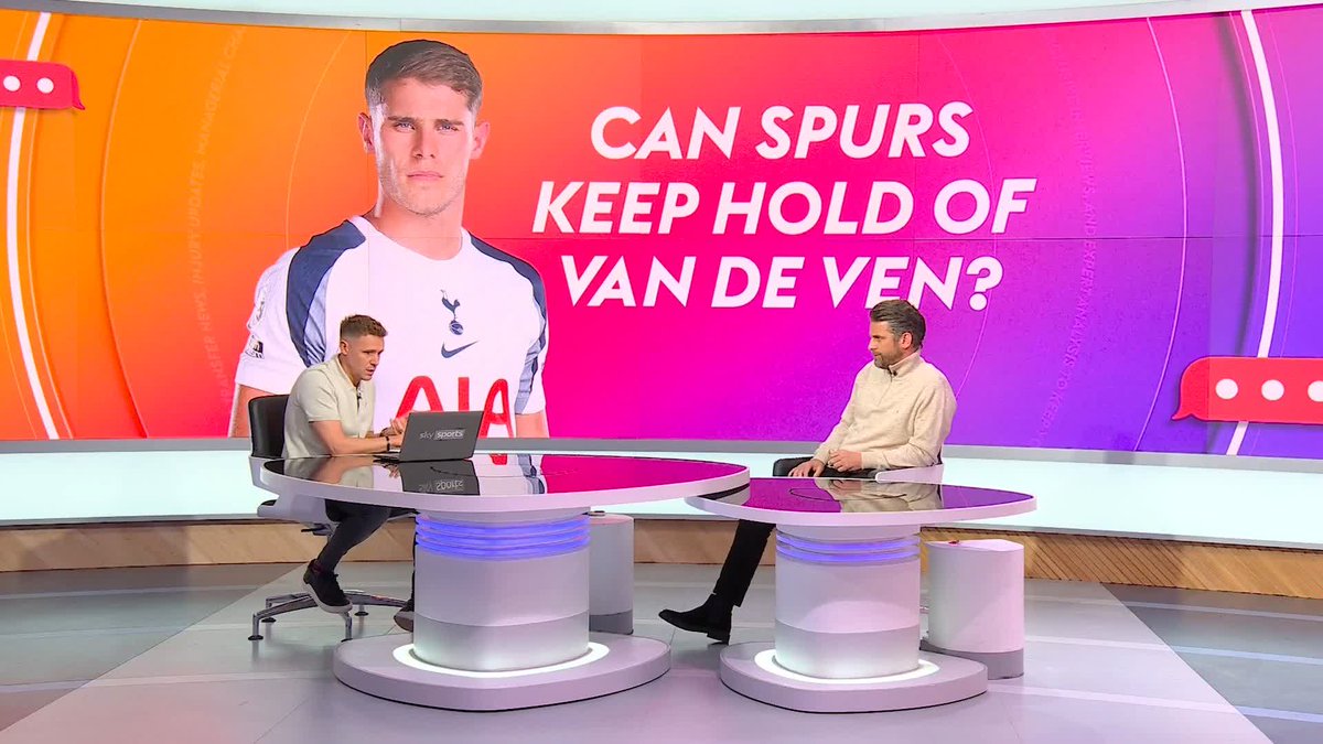 "If a big offer comes in, it will be difficult for the club not to accept it" David Bentley says Spurs' next two transfer windows are vital to how they can develop as a club and keep their best players, including Micky van de Ven ⚪