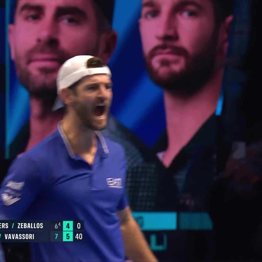 FORZA 🇮🇹 Bolelli & Vavassori defeat Granollers/Zeballos 7-6 6-4 for their second win at the 2025 #NittoATPFinals