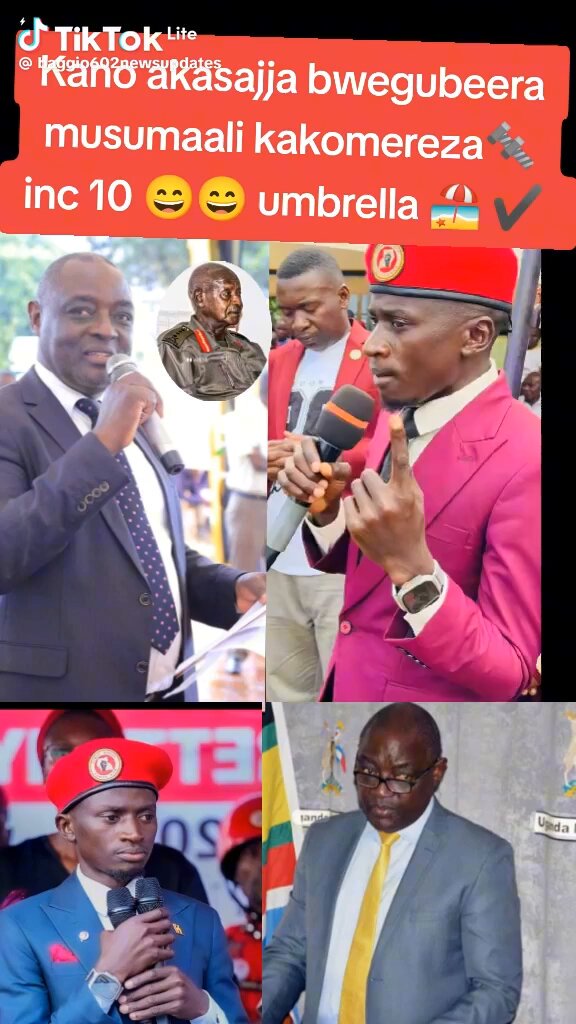 Omusajaaa ono mwogezi , he boldly told former Minister Sempinja to go home .fortunately veteran politician sempinja was also in attendance