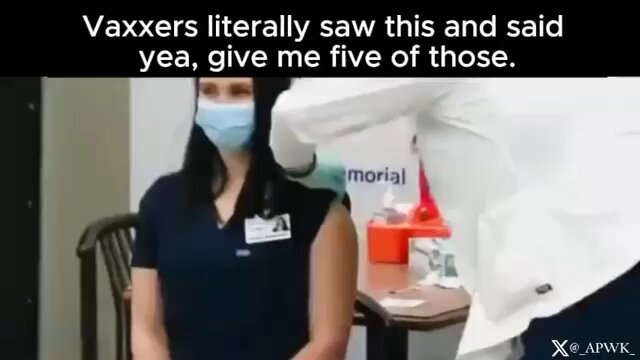 And we never saw her again STOP THE MRNA POISON NOW