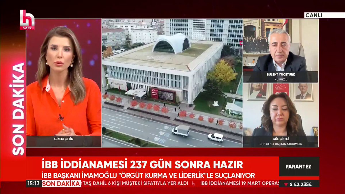 İBB iddianamesi tamamlandı! CHP'den ilk tepki geldi! CHP Genel Başkan Yardımcısı Gül Çiftçi, iddianamenin gayrı ciddi bir şekilde hazırlandığını belirtti