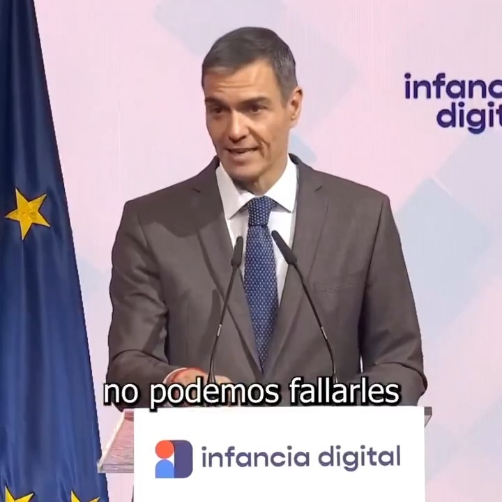 La tecnología ha venido para quedarse. Su potencial es inmenso, pero también sus riesgos. Me comprometo con cada madre, padre, docente y joven: España va a proteger su infancia y adolescencia. Porque protegerlos es proteger la libertad, la igualdad y el futuro del país.