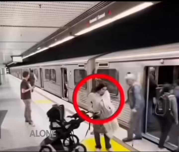 This woman lost her baby when she got on the tram and then look what happened