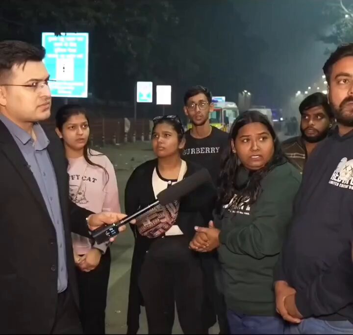Journalist asked questions about terror attack. Dog lovers started talking about stray dogs issue and karma etc... A man came and attempted to give them some common sense. But these dog lovers are allergic to common sense.