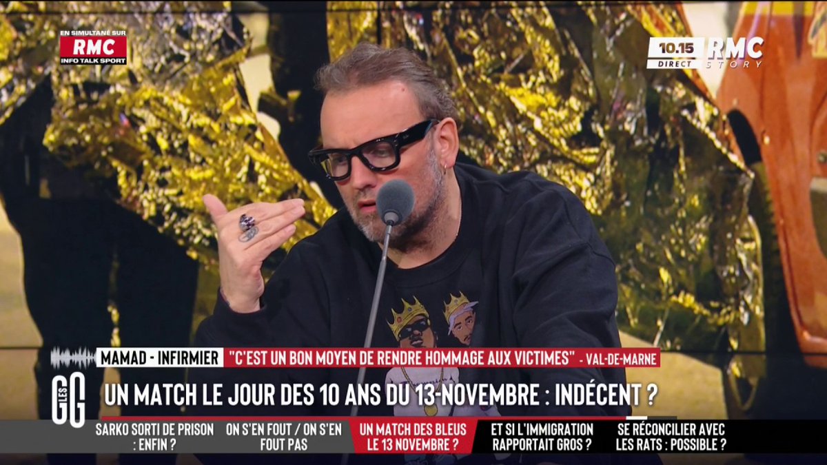 🎙️ Bruno Poncet, rescapé du Bataclan : "Les commémorations sont faites via Emmanuel Macron et c'est pas bon. Si tu fais un truc pour les victimes, écoute-les avant." #GGRMC