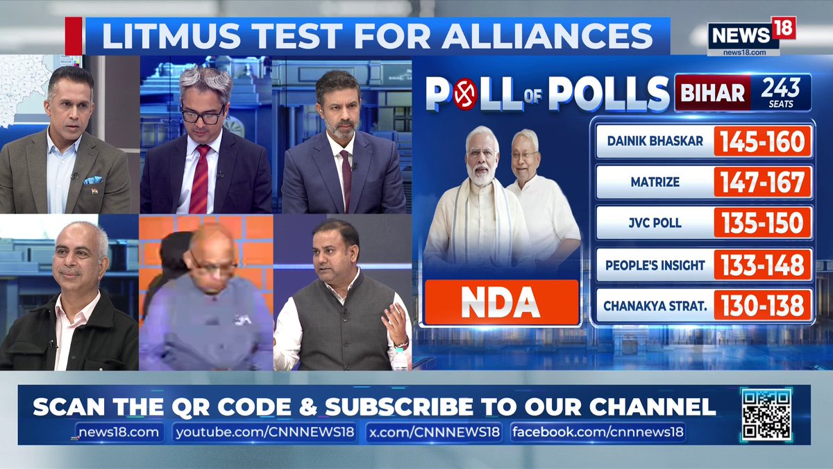 #News18MegaExitPoll | My campaign experience was very positive. I got to understand issues firsthand and interact closely with women voters. It was encouraging to see the level of support for the NDA alliance: Maithili Thakur Anand Narasimhan🇮🇳 | #BiharElections2025