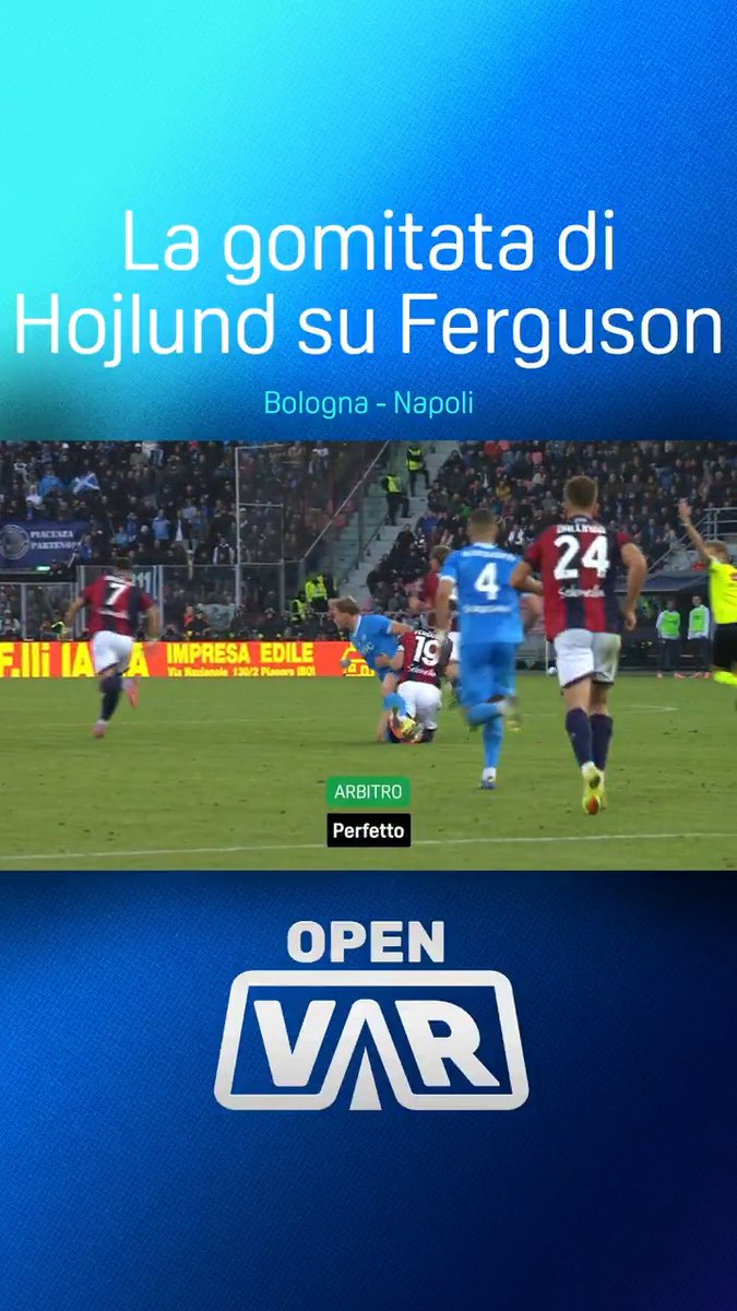 Gomitata Hojlund-Ferguson ⚠️ L'attaccante del Napoli meritava il cartellino rosso 🟥 L’analisi dell’episodio ad #OpenVAR 🖥️