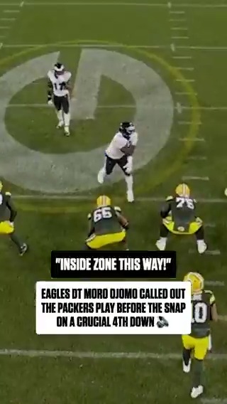 .Moro Ojomo™ knew exactly what play was coming 🧠 Philadelphia Eagles | NFL Africa